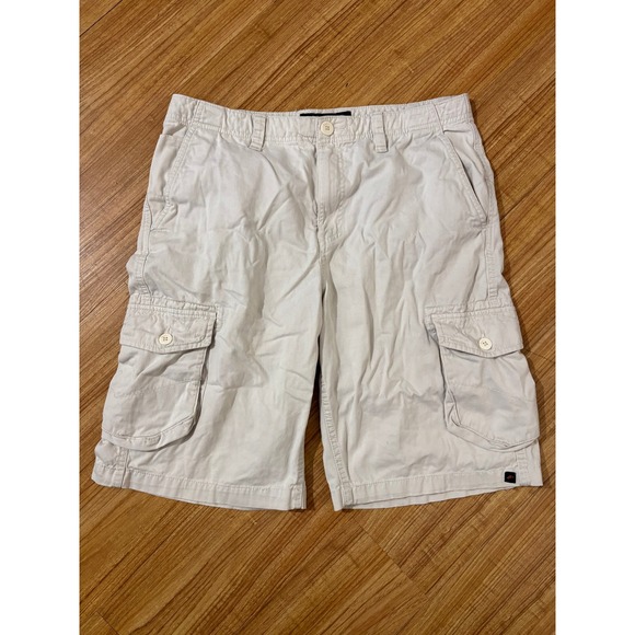 Tony Hawk Other - Tony Hawk Mens Cargo Shorts Beige Size 33 Cotton Pockets Casual Skater